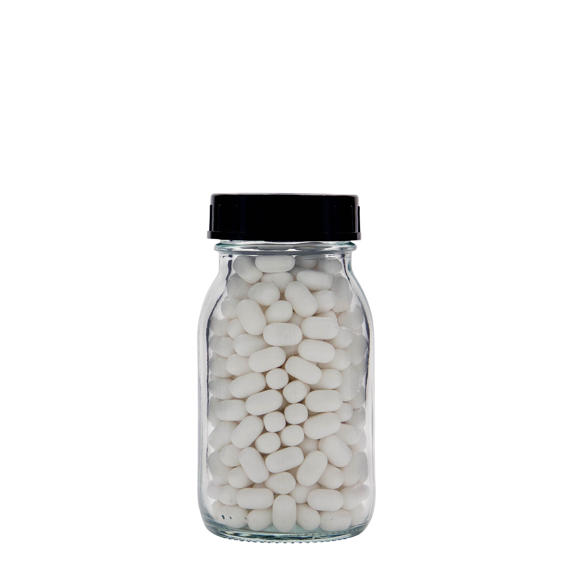 150 ml wide-neck glass, opening: DIN 45