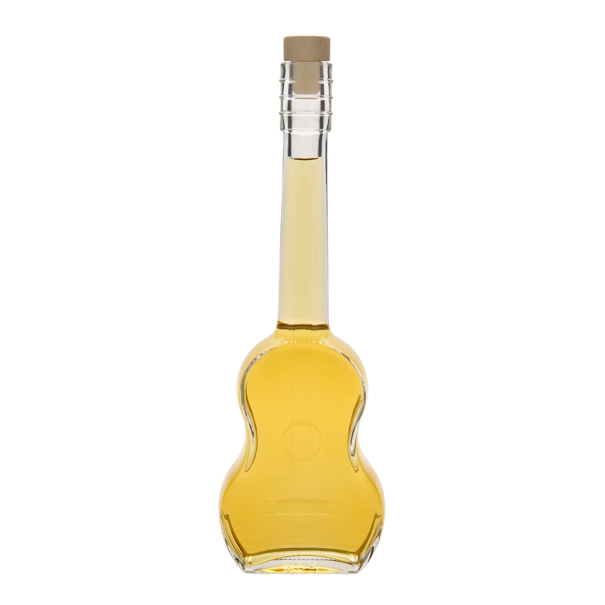 500 ml glass bottle 'Guitar', closure: cork