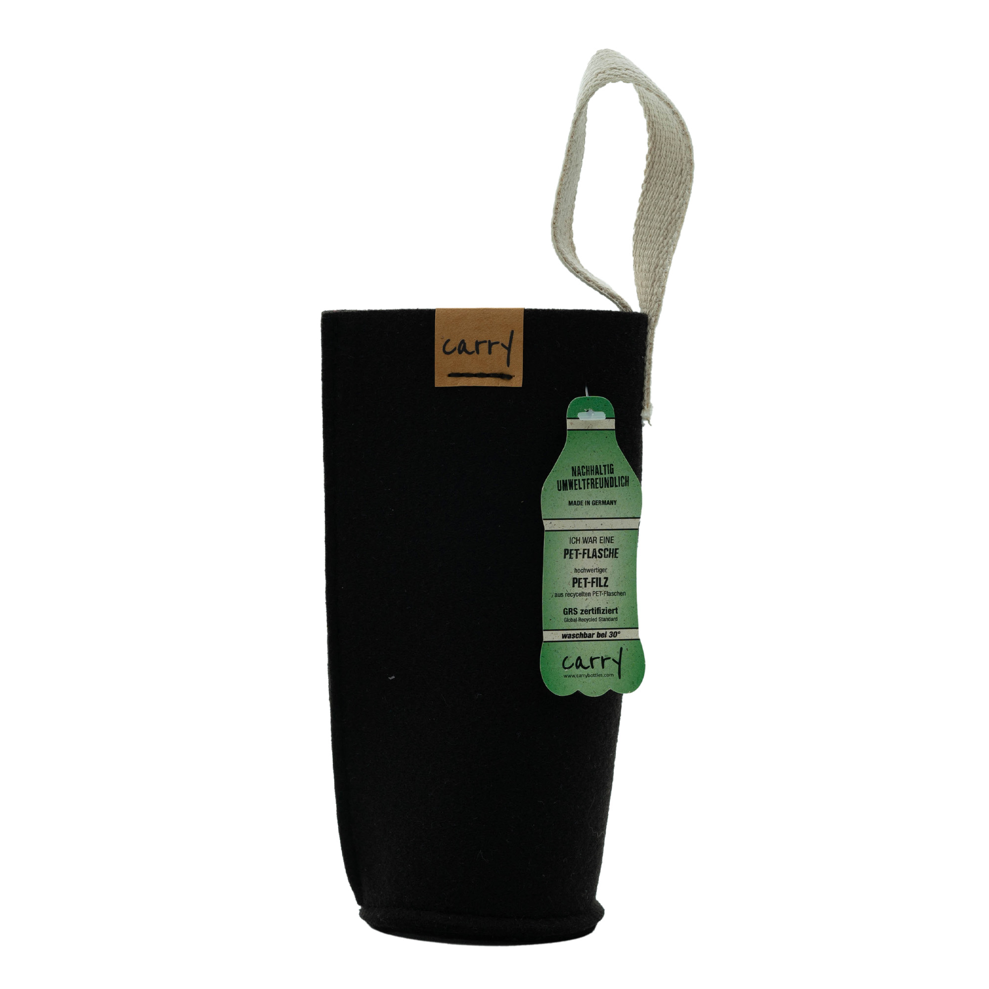 CARRY Sleeve, textile, black CARRY Sleeve, textile, black
